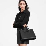 Louis Vuitton LV Women Grenelle Tote MM Bag Black Epi Grained Cowhide Leather - Image 14