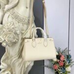 Louis Vuitton LV Women Grenelle Tote MM Bag Galet Gray Epi Grained Cowhide Leather - Image 2