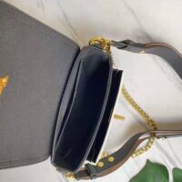 Louis Vuitton LV Women Lockme Tender Black Grained Calf Leather (1)