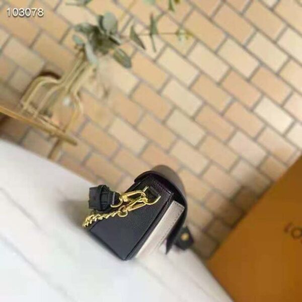 Louis Vuitton LV Women Lockme Tender Black Grained Calf Leather (4)