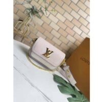 Louis Vuitton LV Women Lockme Tender Rosewater Greige Grained Calf Leather (12)