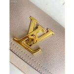 Louis Vuitton LV Women Lockme Tender Rosewater Greige Grained Calf Leather - Image 9