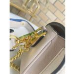 Louis Vuitton LV Women Lockme Tender Rosewater Greige Grained Calf Leather - Image 11