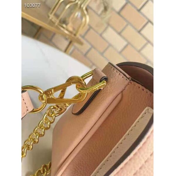 Louis Vuitton LV Women Lockme Tender Rosewater Pink Grained Calf Leather (9)