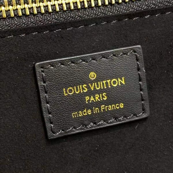 Louis Vuitton LV Women Neverfull MM Tote Bag Wild at Heart Black Embossed Supple Grained Cowhide (1)