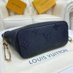 Louis Vuitton LV Women Neverfull MM Tote Bag Wild at Heart Black Embossed Supple Grained Cowhide – Image 8