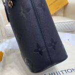 Louis Vuitton LV Women Neverfull MM Tote Bag Wild at Heart Black Embossed Supple Grained Cowhide – Image 10