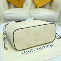 Louis Vuitton LV Women Neverfull MM Tote Bag Wild at Heart Cream Embossed Supple Grained Cowhide