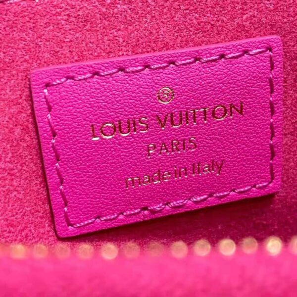 Louis Vuitton LV Women New Wave Chain Bag Handbag Agathe Pink Smooth Cowhide Leather (10)