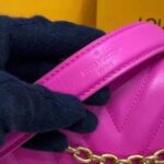 Louis Vuitton LV Women New Wave Chain Bag Handbag Agathe Pink Smooth Cowhide Leather - Image 21