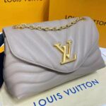 Louis Vuitton LV Women New Wave Chain Bag Handbag Sandy Smooth Cowhide Leather - Bild 8
