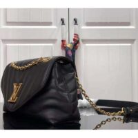 Louis Vuitton LV Women New Wave Multi-Pochette Black Smooth Cowhide Leather
