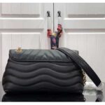 Louis Vuitton LV Women New Wave Multi-Pochette Black Smooth Cowhide Leather - immagine 4
