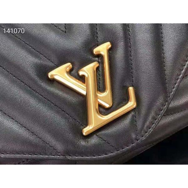 Louis Vuitton LV Women New Wave Multi-Pochette Black Smooth Cowhide Leather (5)