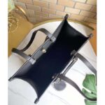 Louis Vuitton LV Women OnTheGo MM Black Beige Embossed Grained Cowhide Leather - Image 7