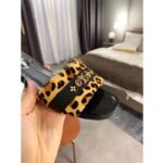 Louis Vuitton LV Women Revival Flat Mule Camel Brown Pony-Styled Calf Leather - Image 11