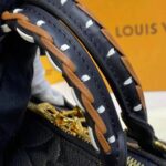 Louis Vuitton LV Women Speedy Bandoulière 25 Handbag Black Embossed Supple Grained Cowhide - Image 14
