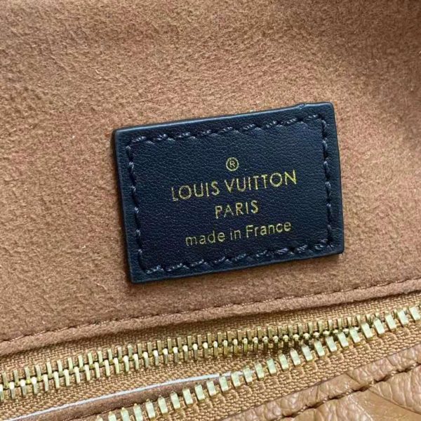 Louis Vuitton LV Women Speedy Bandoulière 25 Handbag Caramel Embossed Supple Grained Cowhide (10)
