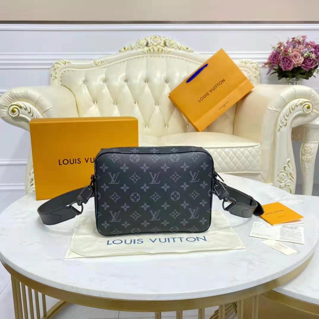 Louis Vuitton Steamer Messenger Eclipse Monogram Eclipse