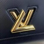 Louis Vuitton LV Women Twist MM Handbag Gold Cipango Epi Grained Leather – Image 11