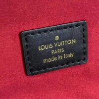 Louis Vuitton LV Women Vanity PM Handbag Black Beige Embossed Grained Cowhide Leather