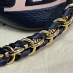 Louis Vuitton LV Women Vanity PM Handbag Black Beige Embossed Grained Cowhide Leather - Imagen 16