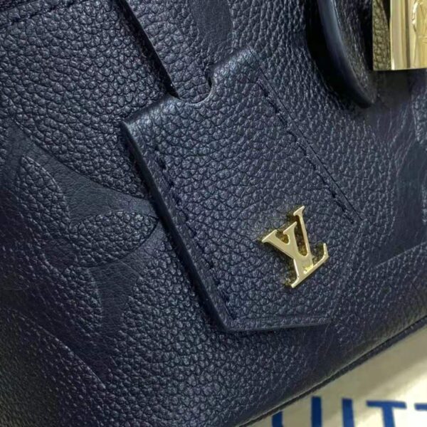 Louis Vuitton LV Women Vanity PM Handbag Black Embossed Grained Cowhide Leather (15)