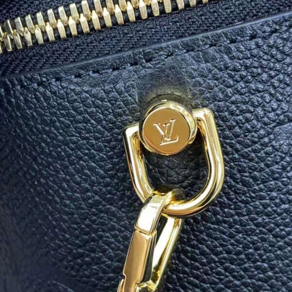 Louis Vuitton LV Women Vanity PM Handbag Black Embossed Grained Cowhide Leather (18)