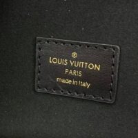 Louis Vuitton LV Women Vanity PM Handbag Black Embossed Grained Cowhide Leather