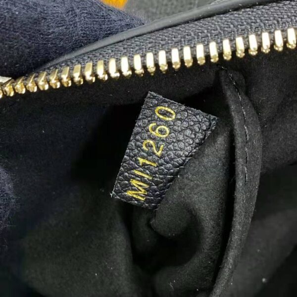 Louis Vuitton LV Women Vanity PM Handbag Black Embossed Grained Cowhide Leather (8)