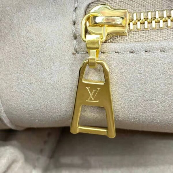 Louis Vuitton LV Women Vanity PM Handbag Tourterelle Beige Embossed Grained Cowhide Leather (1)