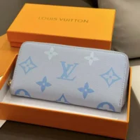 Louis Vuitton LV Women Zippy Wallet Pink Monogram Empreinte Embossed Supple Grained Cowhide Leather