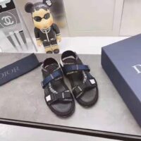 Dior Women Shoes Dior Atlas Sandal Beige Black Dior Oblique Jacquard Black Suede