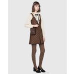 Gucci Unisex Gucci Horsebit 1955 Mini Bag Brown Leather Gold-Toned Hardware - immagine 15