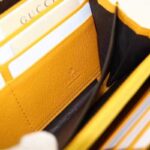 Gucci Unisex Neo Vintage GG Supreme Zip Around Wallet Beige Ebony GG Supreme Canvas - immagine 10