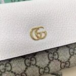 Gucci Women GG Marmont Continental Wallet Beige and Ebony GG Supreme Canvas - immagine 8