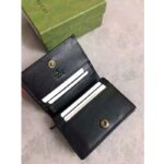 Gucci Women Gucci Diana Card Case Wallet Double G Black Leather - Image 6