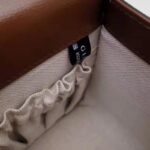 Gucci Women Gucci Horsebit 1955 Mini Top Handle Bag Beige and Ebony GG Supreme Canvas – Image 10