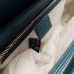 Gucci Women Gucci Horsebit 1955 Small Shoulder Bag Blue Leather - Image 10