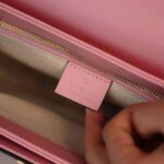 Gucci Women Gucci Horsebit 1955 Small Shoulder Bag Dark Red Leather - Imagen 10