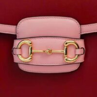 Gucci Women Gucci Horsebit 1955 Small Shoulder Bag Dark Red Leather