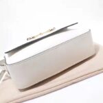 Gucci Women Gucci Horsebit 1955 Small Shoulder Bag Dark Red Leather White Textured Leather - immagine 6