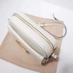 Gucci Women Gucci Horsebit 1955 Small Shoulder Bag Dark Red Leather White Textured Leather - immagine 7