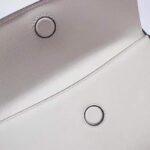 Gucci Women Gucci Horsebit 1955 Small Shoulder Bag Dark Red Leather White Textured Leather - immagine 10