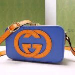 Gucci Women Interlocking G Mini Bag Blue and Orange Leather Interlocking G - Image 3