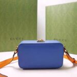 Gucci Women Interlocking G Mini Bag Blue and Orange Leather Interlocking G - Image 6
