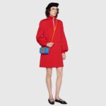 Gucci Women Interlocking G Mini Bag Blue and Orange Leather Interlocking G - Image 11