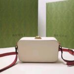 Gucci Women Interlocking G Mini Bag White and Red Leather Interlocking G - immagine 6
