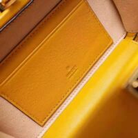 Gucci Women Interlocking G Mini Bag Yellow and Purple Leather Interlocking G