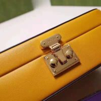 Gucci Women Interlocking G Mini Bag Yellow and Purple Leather Interlocking G